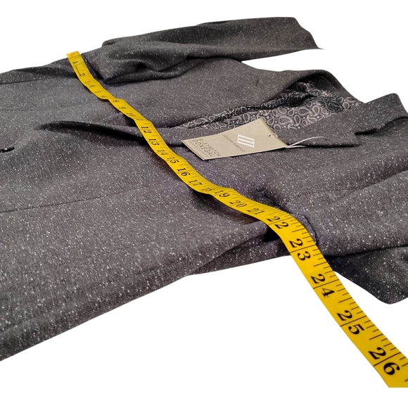 Joseph Abboud Gray Suit, Jacket 44L, Pants 40Wx30 - Picture 9 of 16